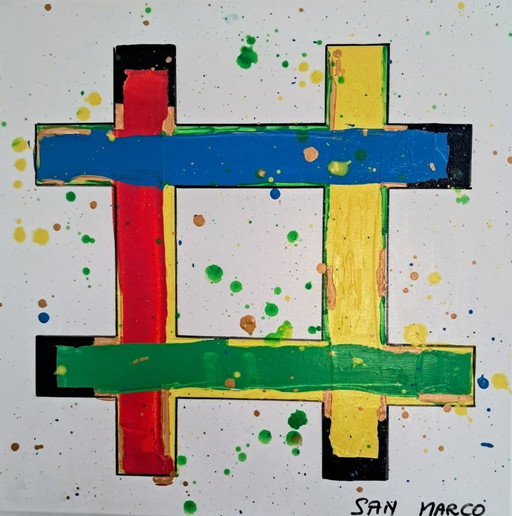 Enzo SAN MARCO - Ordo Ab Chao 2 - Cuadro de artista