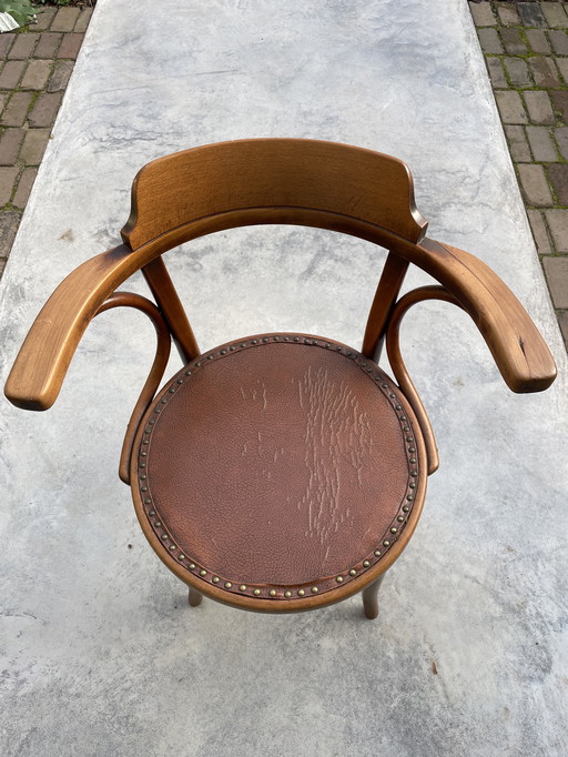 Originele Thonet design stoel - mét merklabel