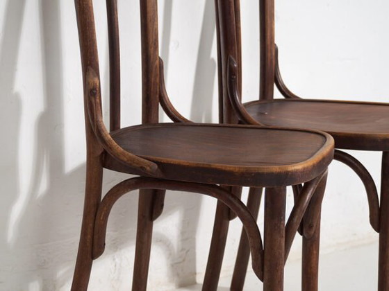 Chaises de salle à manger antiques (c.1920). Lot de 6 pièces #2 (photo 27 of 40)