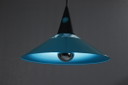 Suspension post-moderne Memphis métal & plastique design Brilliant 1980s