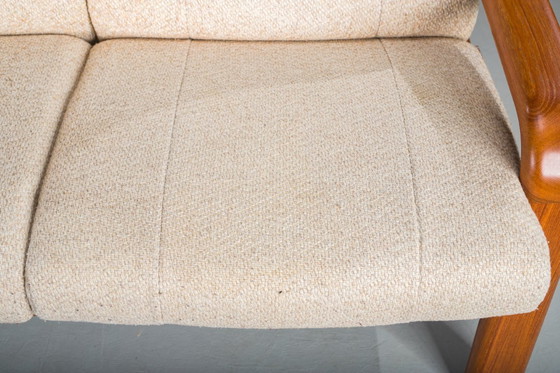 Image 1 of Mid-Century Modern Danish Three-Seater Teak Sofa, 1960s
