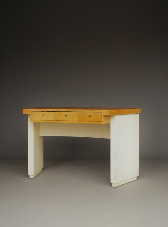 Image 1 of Klein Art Deco Bureau van Gebroeders Reens, jaren 1930