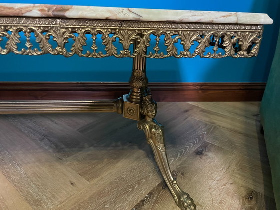 Image 1 of Mesa de Salón Barroca Mármol Ónice