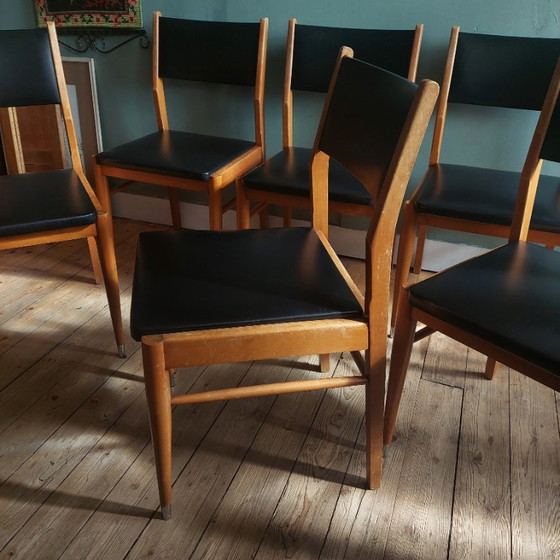 Set of 6 vintage Dining chairs – Skai (photo 8 of 13)