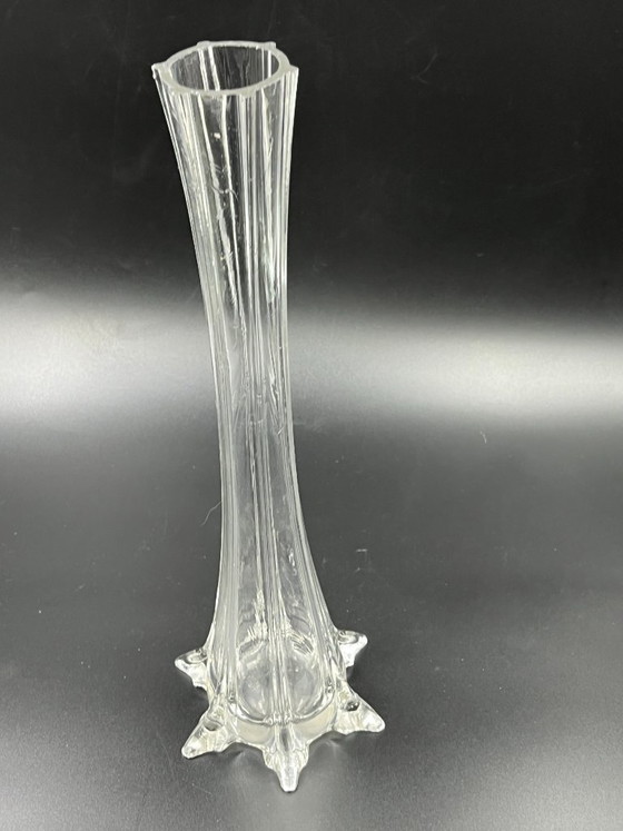 Image 1 of Large vintage Eiffel Tower soliflore vase