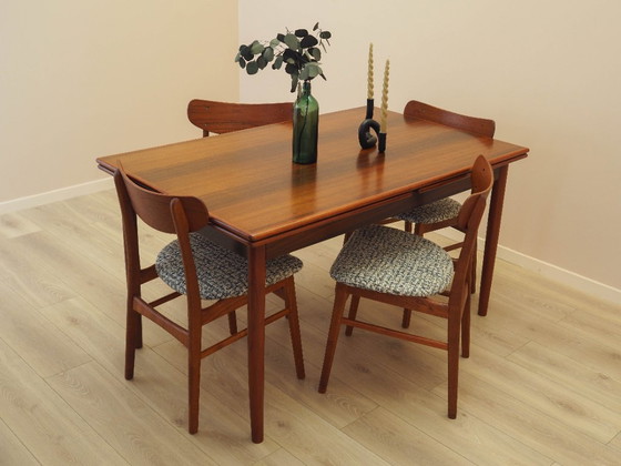Image 1 of Tafel van palissanderhout, Deens design, jaren 70, gemaakt in Denemarken.
