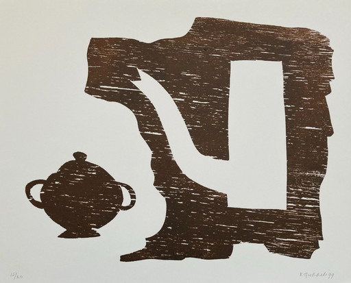 Klaas Gubbels - Woodcut - 1999