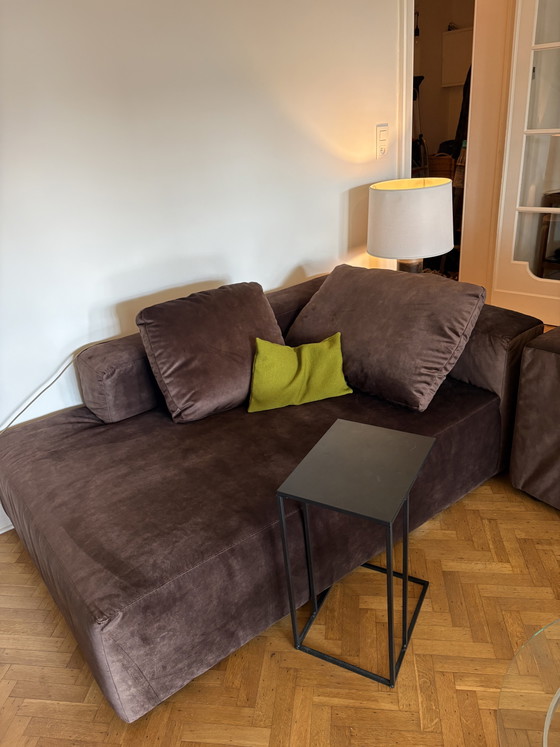 Image 1 of Modulares Ecksofa in Dunkelbraun – Neu