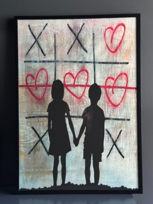 Impression sur toile de l'artiste BANKSY