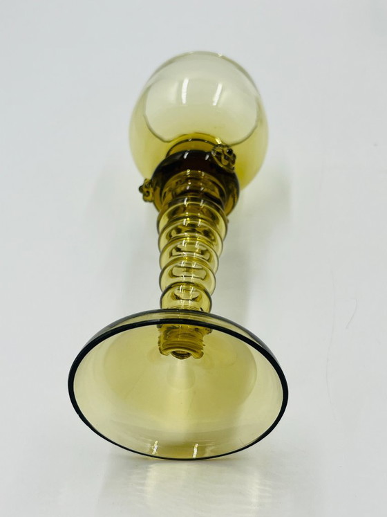 Lot de 8 verres à vin Roemer verts – Bohemia, Verres et carafes, Glass (photo 14 of 17)