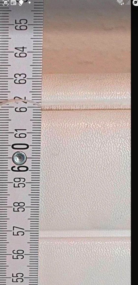 Image 1 of VITRA EA 119 Eams Alu Leather Chair Office Chair White Swivel Chair with Casters