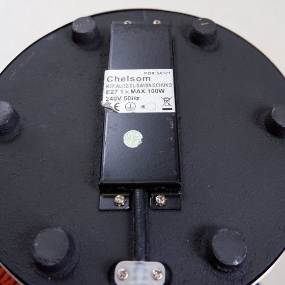 Image 1 of Par de lámparas de mesa de acero cepillado con inclinación ajustable - Reino Unido