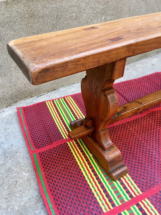 Image 1 of Banco de granja de madera maciza