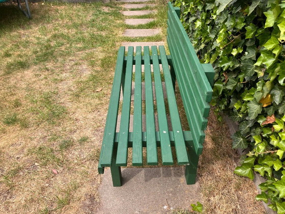 Image 1 of Garden bench slatted bench children's bench green