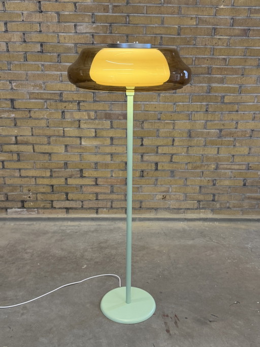 Lampadaire Originals n° 01 FLIP – Modèle unique des années 70 – vloerlampen, Metal, Plastic (photo 2 of 10)