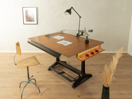 Image 1 of 1950s Drafting Table, Kuhlmann & Nestler, Vintage