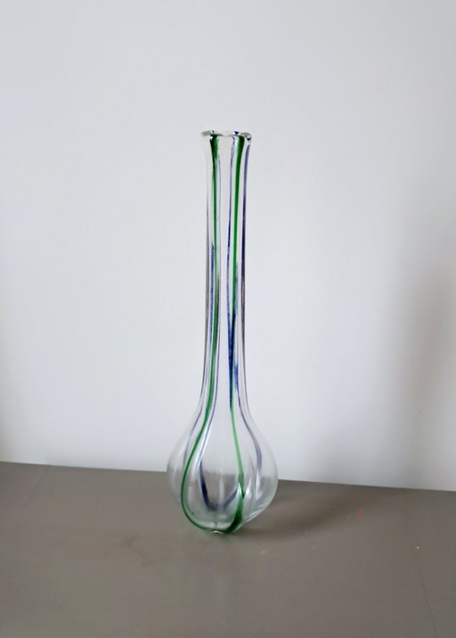 Soliflore vase in Murano sommerso glass. Archimede Seguso. 1960/1970