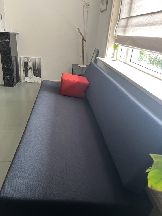 BR02 Slaapbank Martin Visser Voor Spectrum Design Met Armblok – Slaapbanken, Metal, Textile (photo 3 of 6)