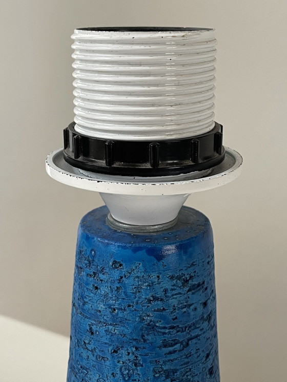 Image 1 of Lampada da tavolo/base per lampada in ceramica lavata vintage