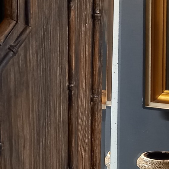 Image 1 of Antiek Frans Faux Bamboo dressoir