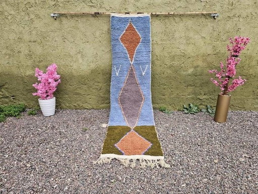 Atlas Runner Rug - Handmade Creation 80/300cm – vloerkleden en tapijten, Wool