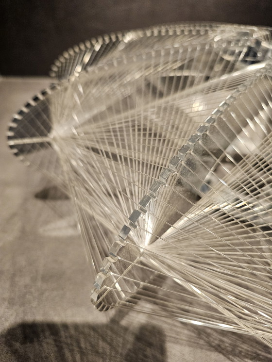 Image 1 of Spacecage plexiglass wire lamp, ø48cm