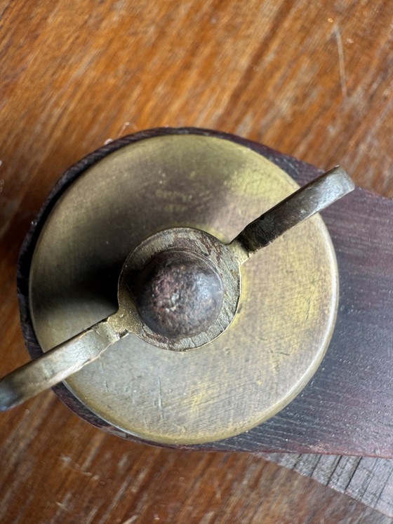 Rare grand compas d’atelier ancien – Michelin & Cie – Acajou – 82 cm – Objets déco, Wood (photo 5 of 12)