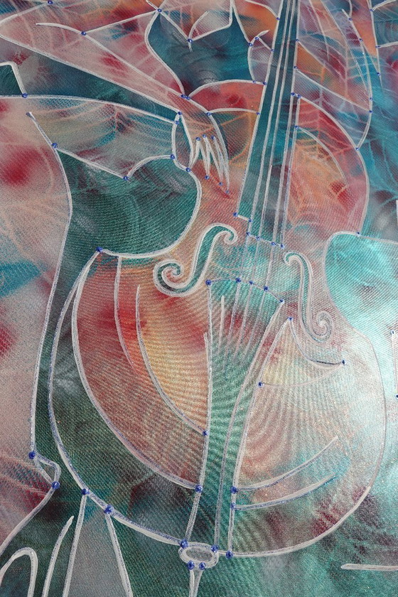 Image 1 of Jazz A1437 - abstract portrait painting