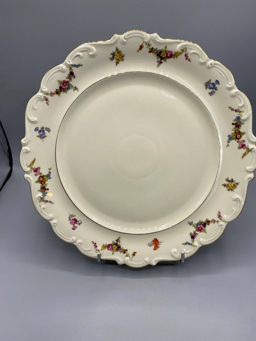 Schumann Arzberg Bavaria Large Floral Porcelain Platter