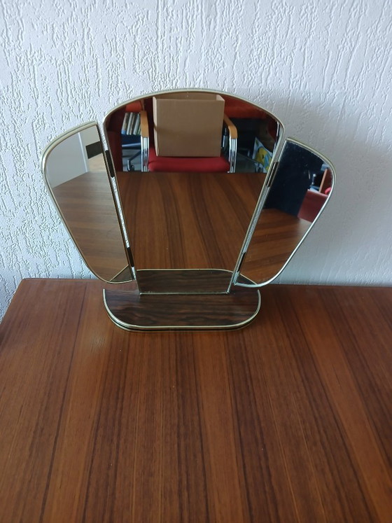 Image 1 of Vintage Kapspiegel – Drieluik Spiegel - Jaren 60 