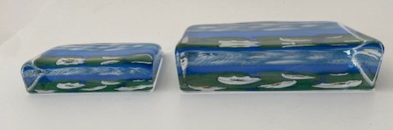 Image 1 of Iittala Helja Liukko Sundstrom 2 Decoratieve Objecten Waterlelies