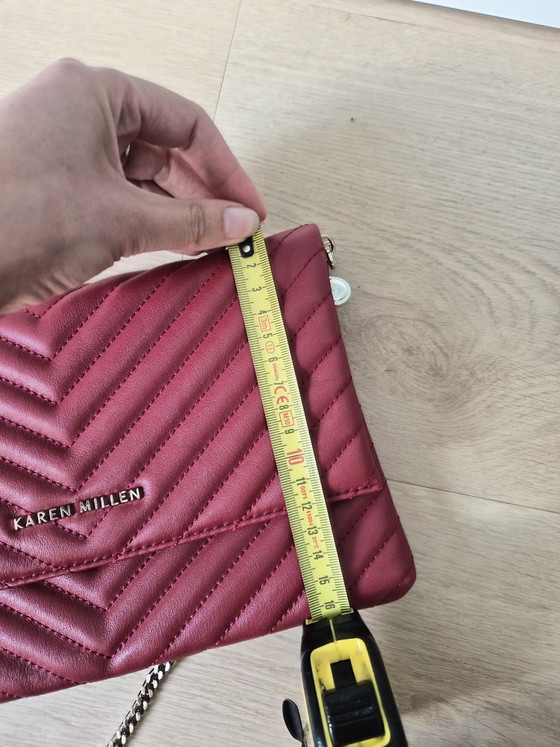 Image 1 of Bolso Karen Millen de piel roja