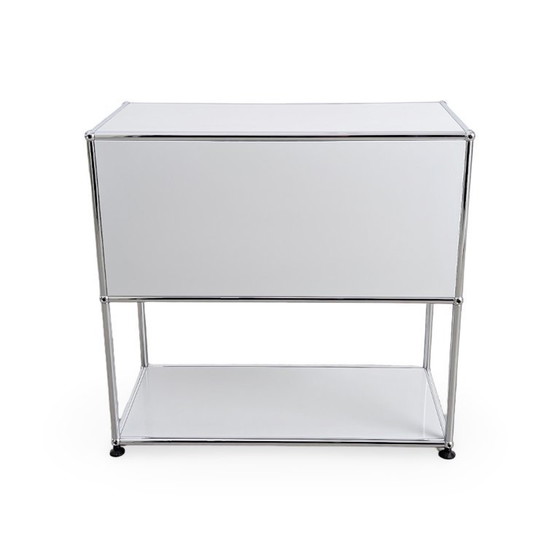 Image 1 of Cassettiera originale USM Haller, mobiletto/credenza bianco Fritz Haller3