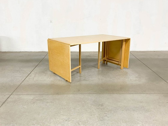 Image 1 of Table de salle à manger pliante Maria Flap par Bruno Mathsson pour Firma Karl Mathsson