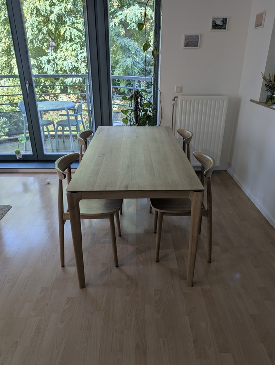 Image 1 of Dining set - Ethnicraft and Vincent Sheppard