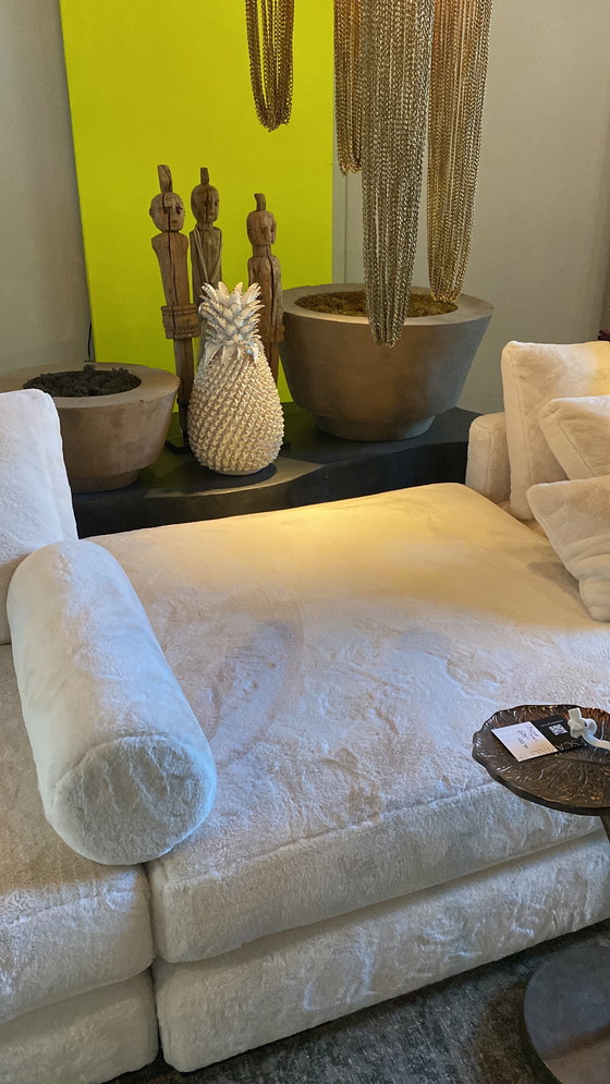 Image 1 of Sofa 3 elements, teddy fabric.