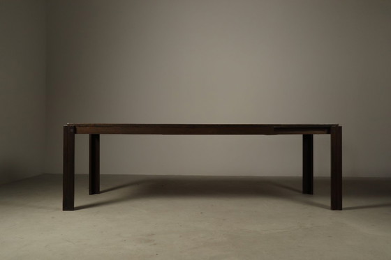 Image 1 of Extendable Oak Dining Table by AZS Meubelen, Netherlands, 1970s