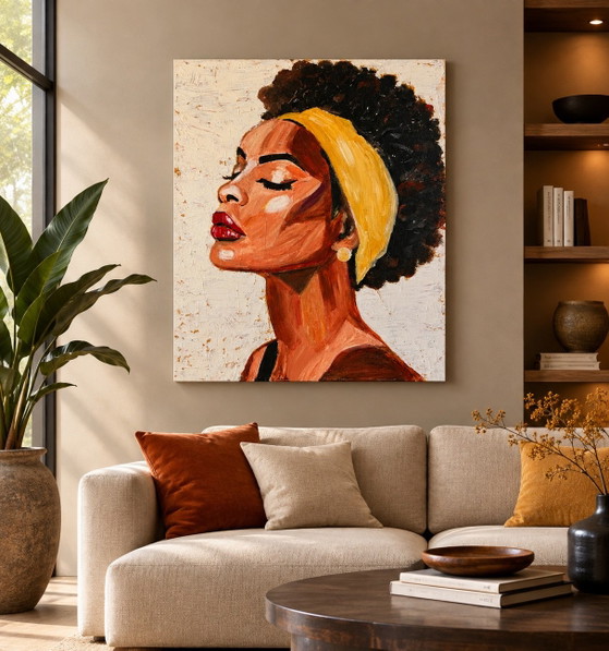 Paz interior, Fabienne van Acquoy, Pinturas y dibujos, Lienzo, Negro (foto 2 de 5)
