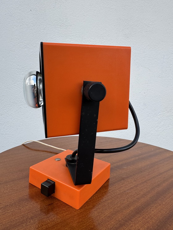 Image 1 of Lampada da parete arancione Philips degli anni '70