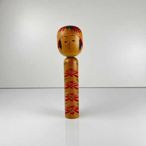 Vintage japanisches Kokeshi Naruko signiert Shōzō, Japan, 1950/70