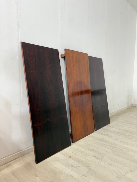 Image 1 of Exclusive vintage rosewood dining table by Omann Junior (model 55) – Extendable