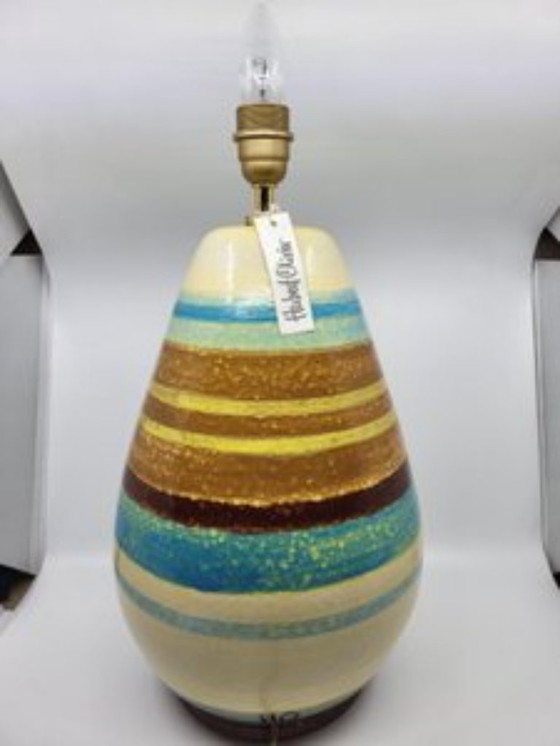 Image 1 of Hubert Olivier ceramic lamp, France, 1990