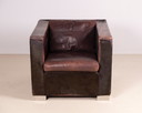 Rodolfo Dordoni Suitcase Armchair in Pony Leather, 1997 Minotti