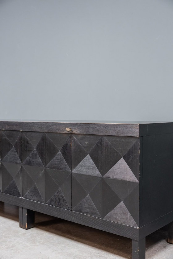 Image 1 of Brutalistisch dressoir uit de jaren 70