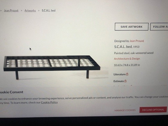 Image 1 of Jean Prouvé "S.C.A.L." Daybed