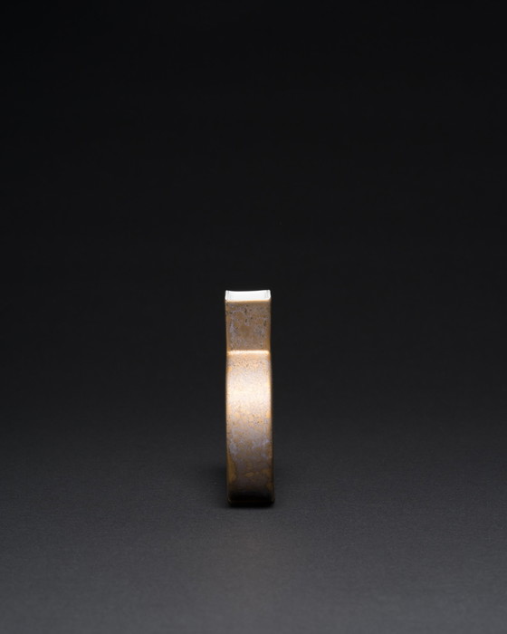 Image 1 of Ensemble en porcelaine allemande Helmut Drexler Rosenthal GOLDFEUER : vase duo et bol