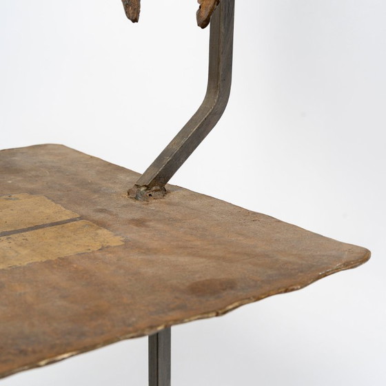 Chaise sculpture de Jean-Jacques Argueyrolles, France, années 1990 – Chaises & fauteuils, Gold, Iron (photo 10 of 11)