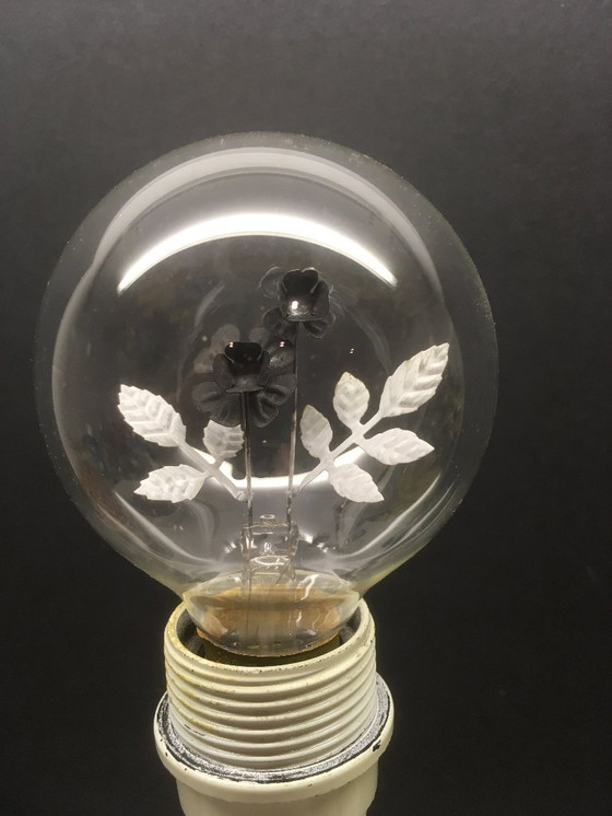 Image 1 of Lampada a scarica di gas Aerolux con fiori e foglie