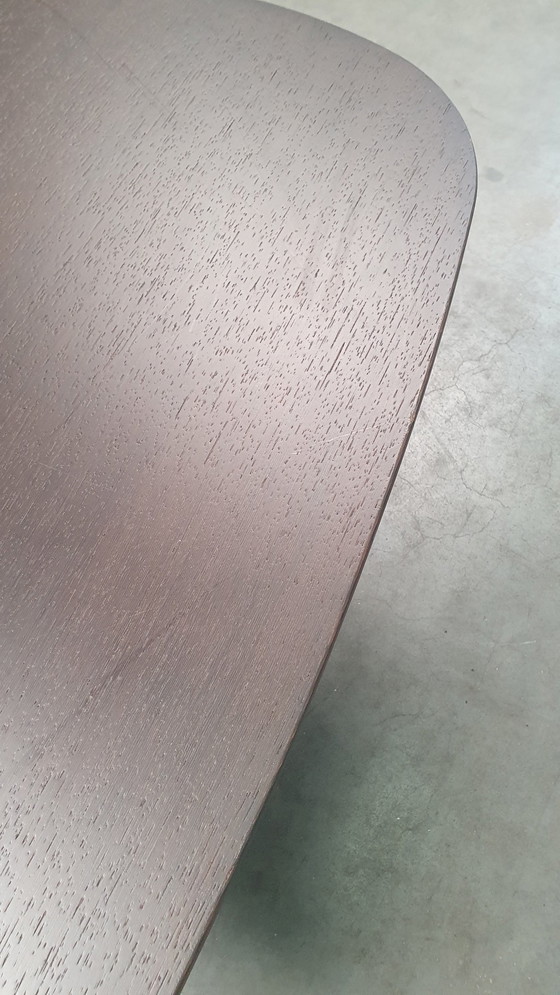 Image 1 of Kei BULO design coffee table organic, dark brown oak veneered