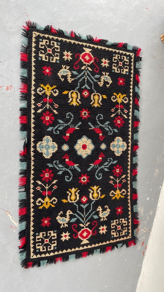 Image 1 of Reiner Wollteppich, 1960er/70er Jahre